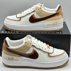 Nike Air Force 1 Shadow Sail/Cacao Wow-Flax-Sesame DZ1847-106 Sz Women11/Men 9.5